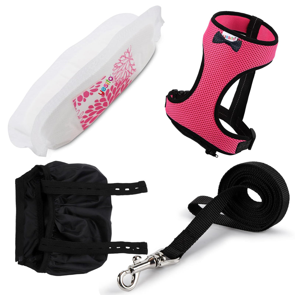 Yesito adjustable chicken harness diaper shows secure fit for all-day comfort.