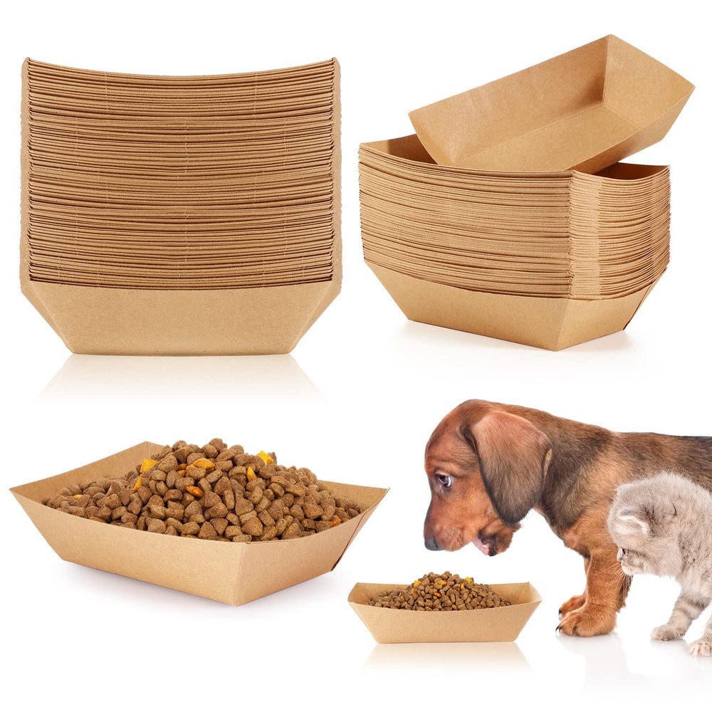 Yetene 50-pcs disposable pet bowls pack for bulk convenience and quick meals