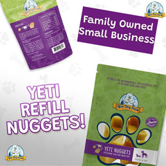 Yeti dog chew refill nuggets dental benefits support for dental-care routines.