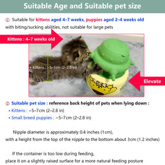 YeulYuuri feeder side view in use demonstrates comfortable feeding posture.