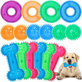 Yexiya dog squeaky toys bulk set ideal for fetch and training sessions.