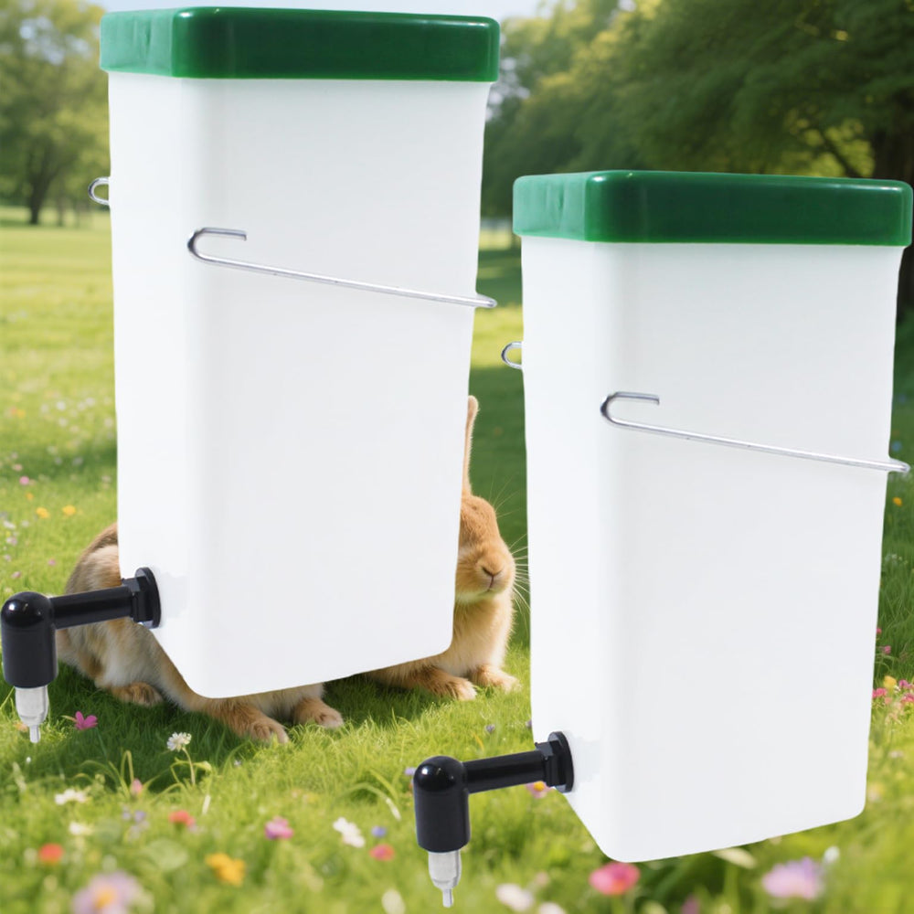 YGbridge 2Pack rabbit water bottle front view with 32oz capacity for reliable hydration.