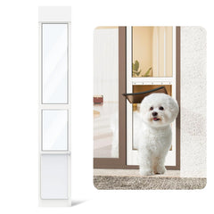 YGNNJY doggy door sliding-glass-door-insert demonstrates a durable aluminum frame for daily use.