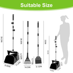 YGNNXRN pooper scooper long handle extends reach for comfortable cleanup