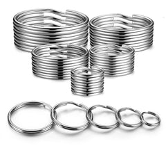 YHYZ split key ring 15mm—compact ring ideal for pet collar tags.