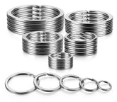 YHYZ Split Key Ring Circle 0.5-inch close-up shows durable metal for daily keys