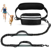 Yicostar hands-free leash waist belt: comfortable hands-free control during runs