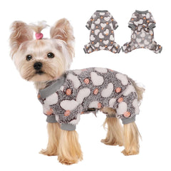 Yikeyo small dog sweater front view keeps tiny dogs warm during chilly walks