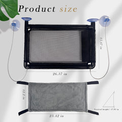 YILAG cat hammock cushion cover dual-color with breathable fabric.