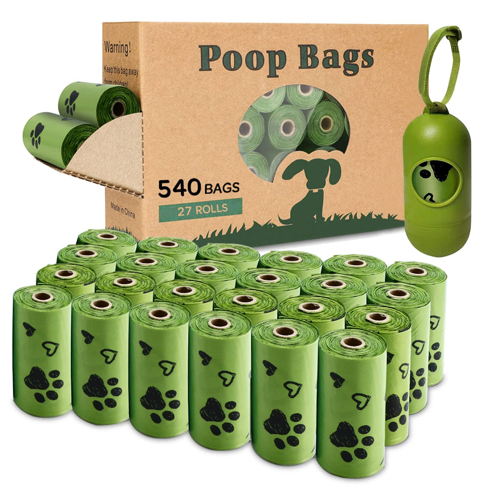 Yingdelai poop bag roll dispenser shows easy-tear design for quick cleanup during walks.