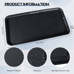 Yinkin waterproof shoe mat for entryways with mud and water protection