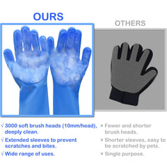 Yintoper gloves with 3000 soft brush heads for thorough skin cleaning and relaxation