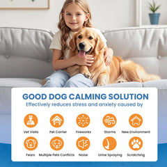 Yirr dog calming diffuser head rotated shows adjustable placement for optimal calm