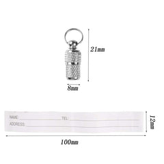 YIUIRUOI 8-pack pet ID tubes highlights convenient packaging