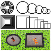 Yiyiring aquarium floating plant rings 20-pcs keeps plants neatly in place.