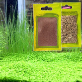 YIZIMONA mini leaf seeds bag closeup for high germination potential in freshwater tanks