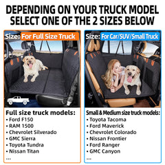 YJGF dog hammock for truck keeps pets secure and comfortable during travel.