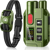 YJWFHPU dog collar remote with 3300ft range for outdoor training.