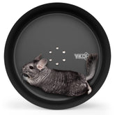 YKD 15-inch silent chinchilla wheel, side view, durable aluminum for quiet exercise