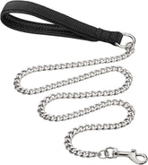 YKISIL chain heavy-duty leash 6ft 3mm for secure daily walks with comfortable grip.