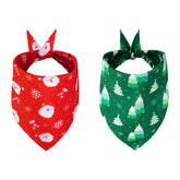 YKYUASD Christmas dog bandana front patterns for festive photo moments