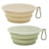 Ylaptew small collapsible dog bowl macaron yellow ideal for travel and quick hydration