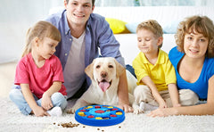 Yoboeew dog puzzle blue design shows no removable parts for safe solo play