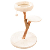 YOCAN cat-tree-tower base offers a stable footprint ideal for apartments