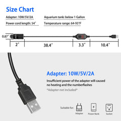 YOFOTHS mini heater model lineup for 0.5–3 gallon tanks offering flexible warming options.