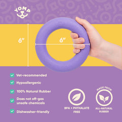 Yomp SuperLoop Max dog chew ring chew-surface designed for satisfying gnaw sessions.
