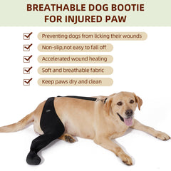 Yoneba breathable-leg-sleeve-on-leg promotes airflow and comfort during recovery.