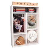 Yongvelin pet memorial shadow box front view ideal for showcasing cherished memories.