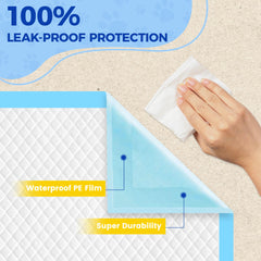 YOPETKI dog pads quick-dry and leakproof feature protecting floors