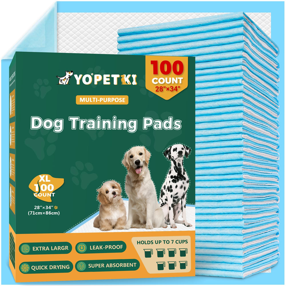 YOPETKI extralarge dog pads provide ample coverage for puppies and large dogs during indoor routines.