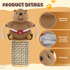 YoPoll Cat Wrestling Glove durable materials showcasing claw-resistant build for rugged play