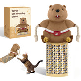 YoPoll Cat Wrestling Glove front view showing padded protection for safe interactive play