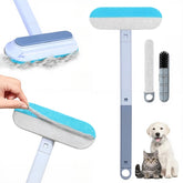 YoPoll pet hair remover extended reach cleans under furniture with ease.