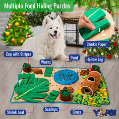 YOPSI Snuffle Mat large breed varied puzzle pockets keeps dogs curious and entertained