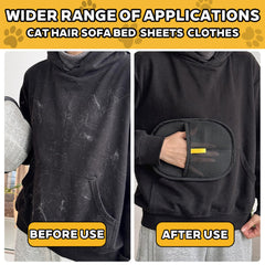 Yostyle glove on car seat removing pet hair efficiently