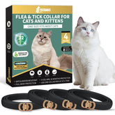 YOTANGO flea collar cats 4-pack on display showing practical 8-month protection for felines