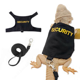 YOUALSO bearded dragon leash and harness showing escape-proof design for secure outdoor walks