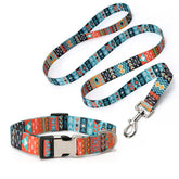 YOUALSO dog collar and leash set with quick-release buckle for easy on/off
