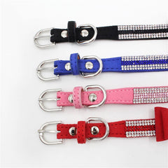 YOUALSO rhinestone collar light blue dazzle during photos or events