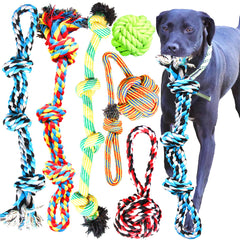 Youngever 2ft 3-knots rope toy for large dogs—durable chew and fetch