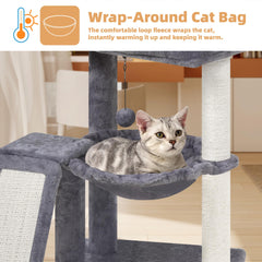 YOUPETSER cat tree dangling toys encourage energetic interactive play