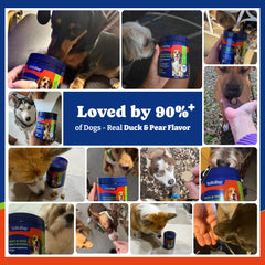 YoYoBay duck-pear flavor dog treat supports digestion and coat health.