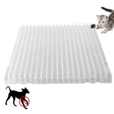 Ysglory cat spike mat kit laid flat to deter cats from furniture
