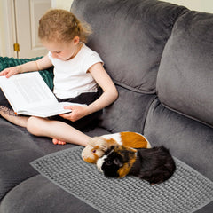 Ysglory guinea pig cage liner 24x16 inch laid flat for secure, non shifting setup.