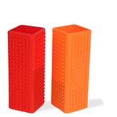 Ysofun pet hair remover orange compact tool for quick car interior cleaning