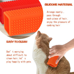 Ysofun sofa pet hair remover gliding over upholstery for hair lifting